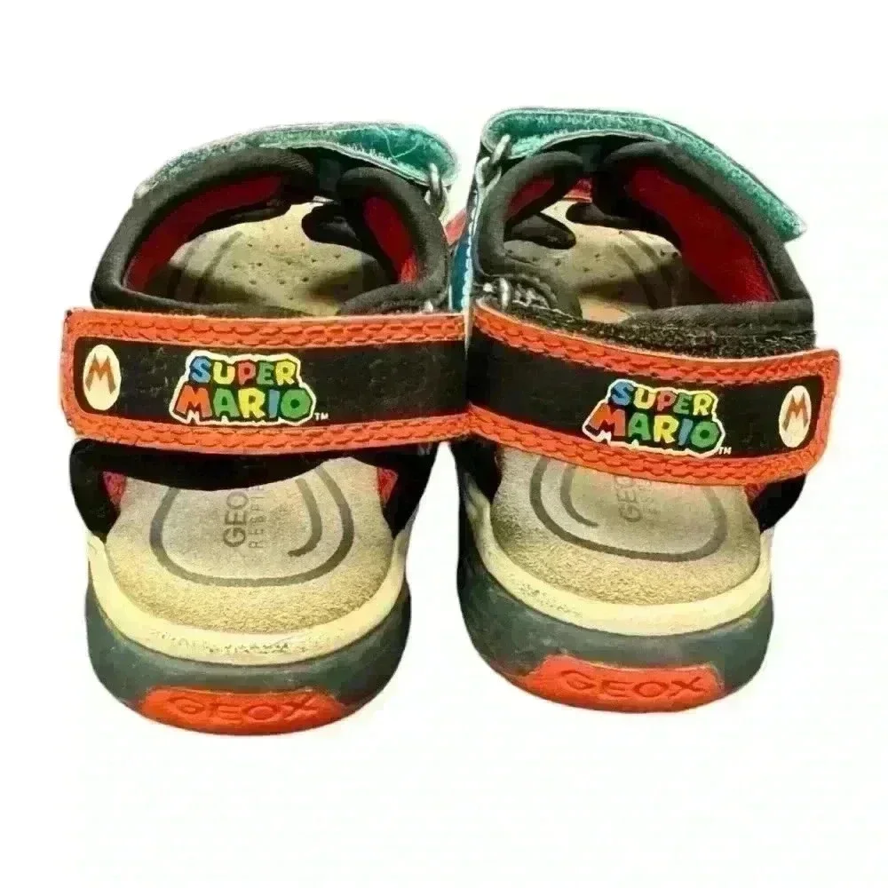 Geox Boy's J Sandal Android Toddler Sz 9 Pre loved Hook and loop closure - Picture 6 of 9